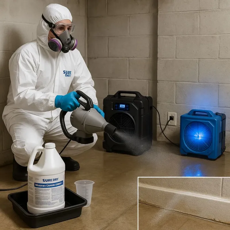 Sanitization and Odor Removal process in Perry Heights, OH