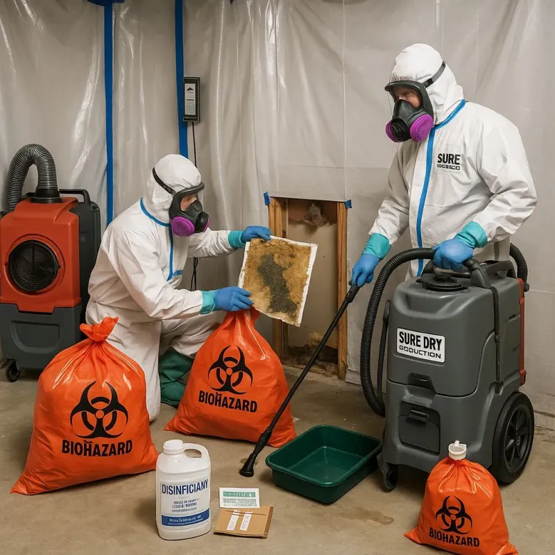 Contaminated Water Handling Protocols process in Perry Heights, OH