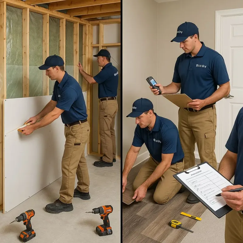 Repairs and Reconstruction process in Perry Heights, OH